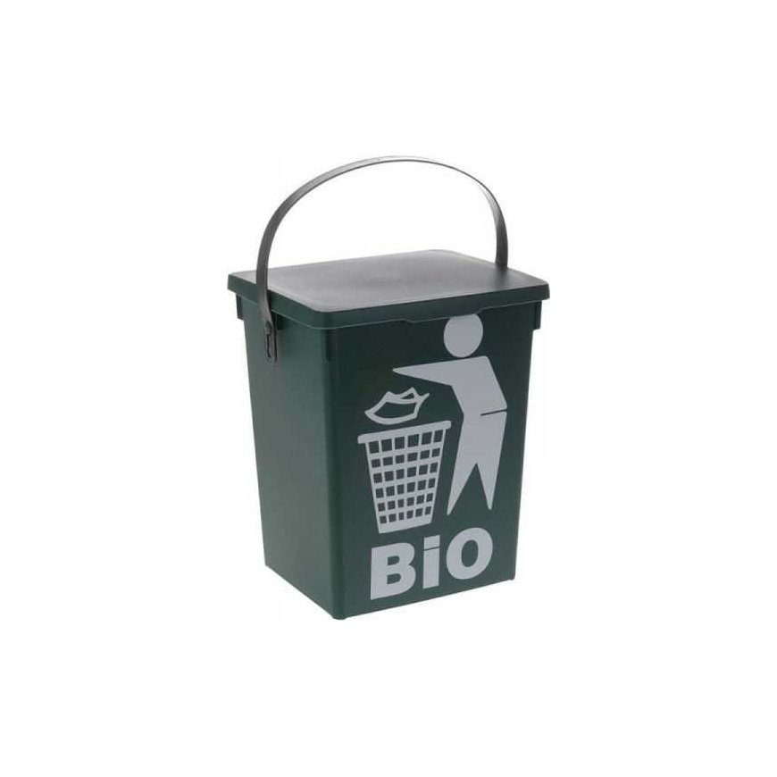 Dekoracja Domu Organic waste container with BIO logo, with handle, 5 l