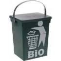 Dekoracja Domu Organinių atliekų konteineris su BIO logotipu, su rankena, 5 l Dekoracja Domu Organinių atliekų konteineris su BIO logotipu, su rankena, 5 l