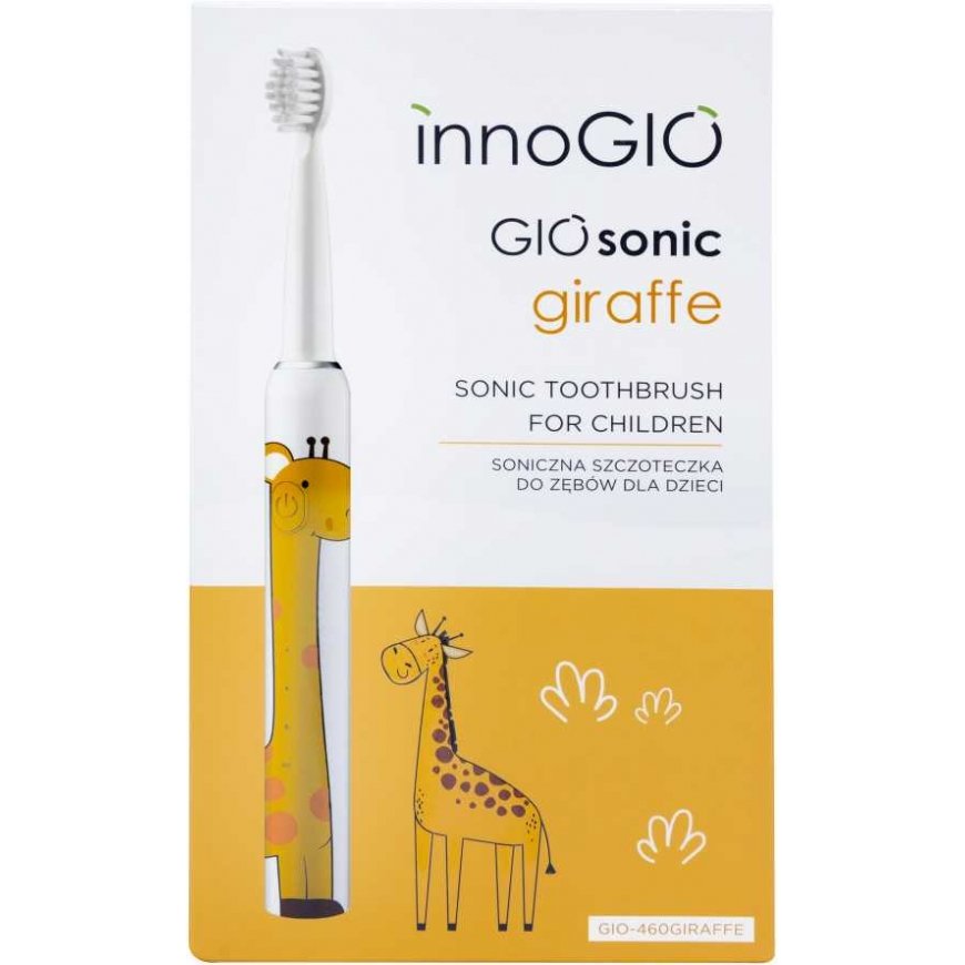 InnoGiO garsinis dantų šepetėlis žirafa GIO-460
