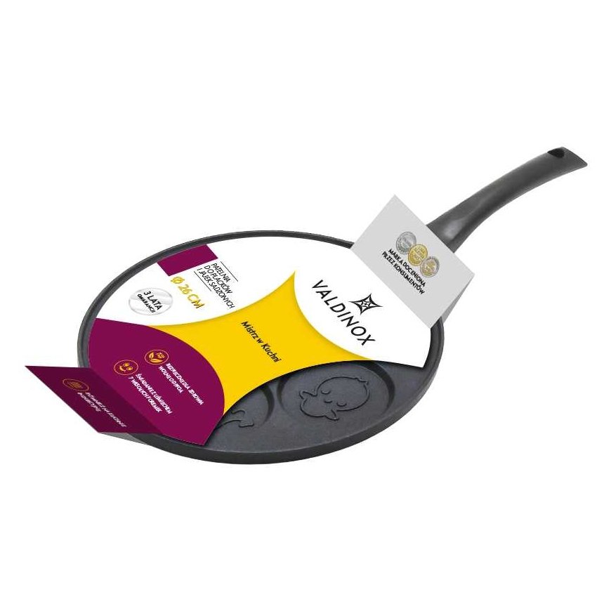 Pancake and egg pan with animal shapes Valdinox, 26 cm