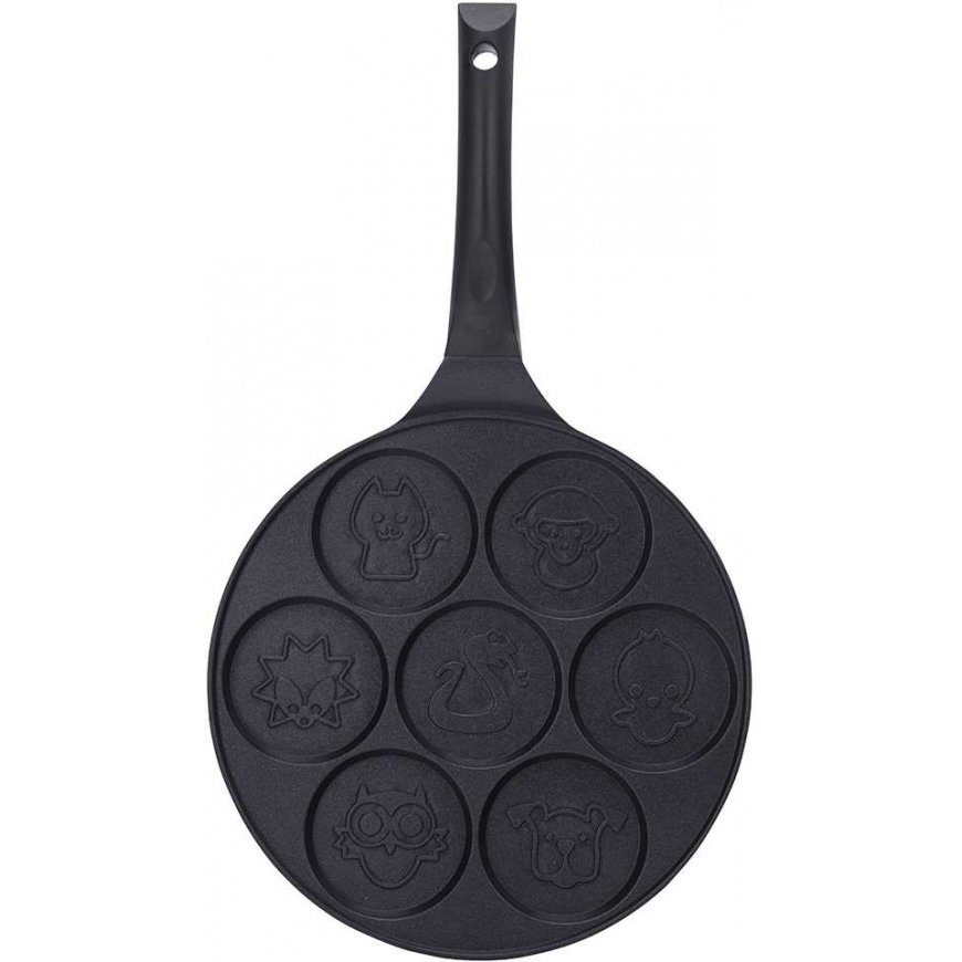 Pannukakku- ja munapannu eläinmuotoillaan Valdinox, 26 cm – 2