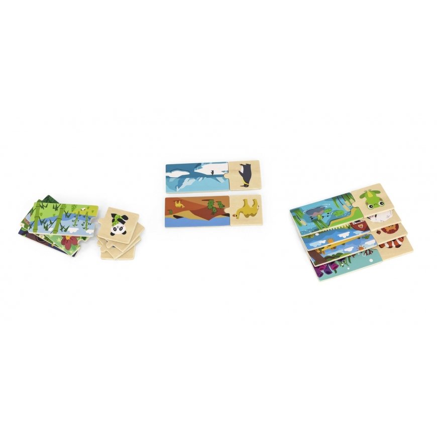 Viga Toys Gyvūnų dėlionė – 4
