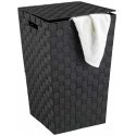 Lockable laundry basket Adria WENKO 48 L, decorative container for dirty clothes with handles Lockable laundry basket Adria WENKO 48 L, decorative container for dirty clothes with handles
