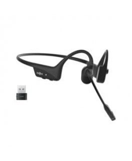 SHOKZ OpenComm2 UC 2025 jaunināšanas bezvadu Bluetooth kaulu vadīšanas videokonferenču austiņas ar USB-C uzlādes portu un USB-A 