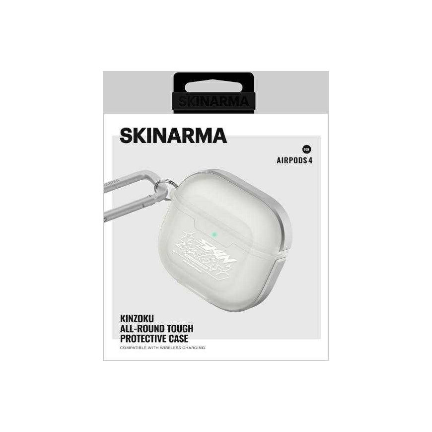 Skinarma Kinzoku ausinių dėklas Apple AirPods 4 frost – 5