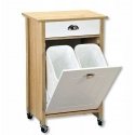 Pyörällinen baari jätekorilla, tammi sonoma, Kesper Pyörällinen baari jätekorilla, tammi sonoma, Kesper