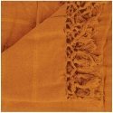 Atmosphera Bedding PEACOCK with fringes, 160 x 220 cm, yellow