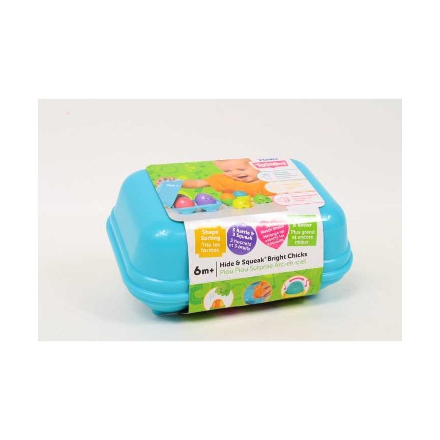 TOMY TOOMIES jajeczka su dwiękami nieb.E73563 /6