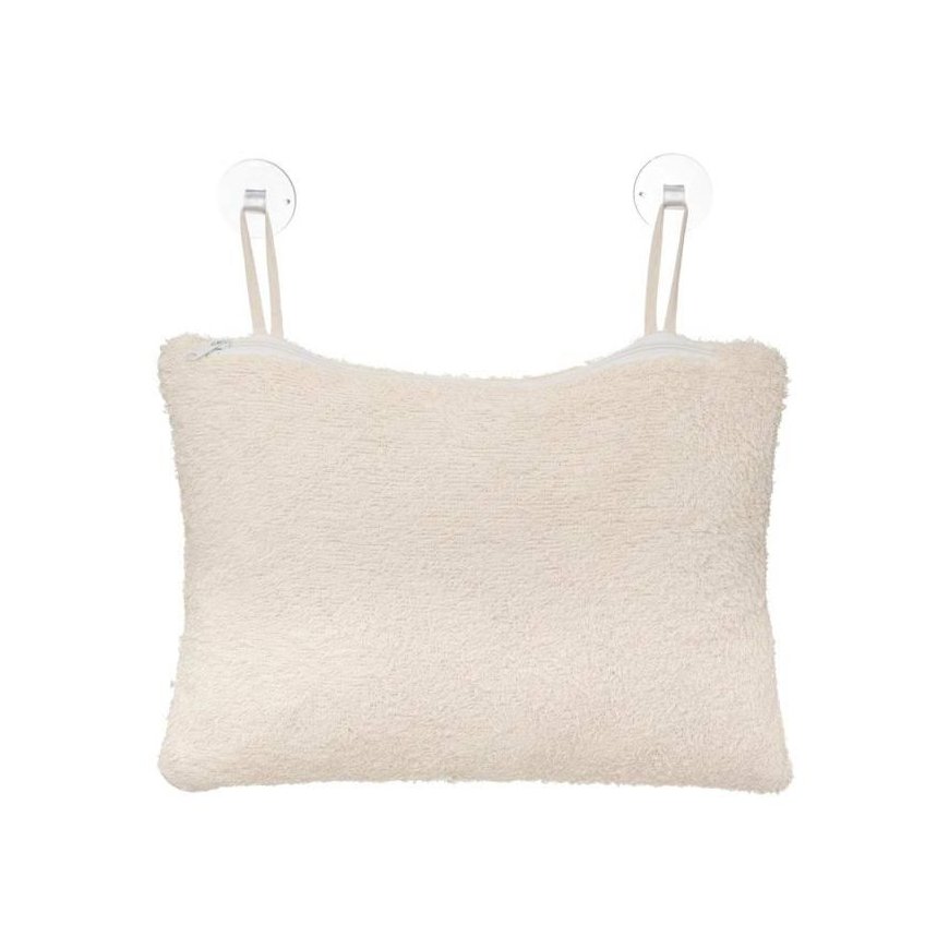 Cotton Cotton bath cushion, mounted on
