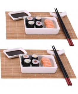 Erinomainen Housware SUSHI -tarjoilusetti 2 hengelle 12 kpl