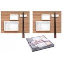Excellent Housware SUSHI serving set for 2 persons 12 pcs Excellent Housware SUSHI serving set for 2 persons 12 pcs
