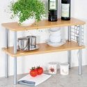 Kitchen shelf for countertop, 2-tier, beech wood, Kesper