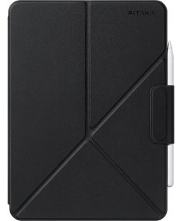 Pitaka Folio Case 2 iPad Air 13 M2 / Pro 12.9 Gen3-6 Musta