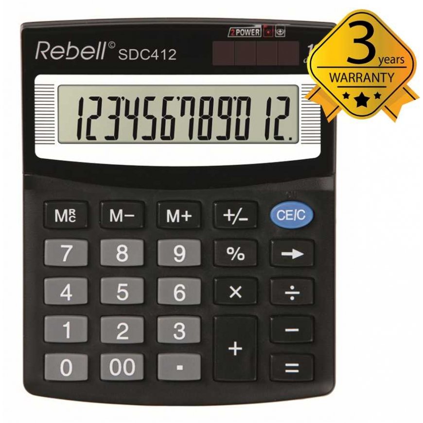 Small desktop calculator Rebell SDC412 – 5