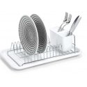 Zeller Dish Drainer, 24x44x13cm, white Zeller Dish Drainer, 24x44x13cm, white