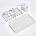 Zeller Dish Drainer, 24x44x13cm, white Zeller Dish Drainer, 24x44x13cm, white