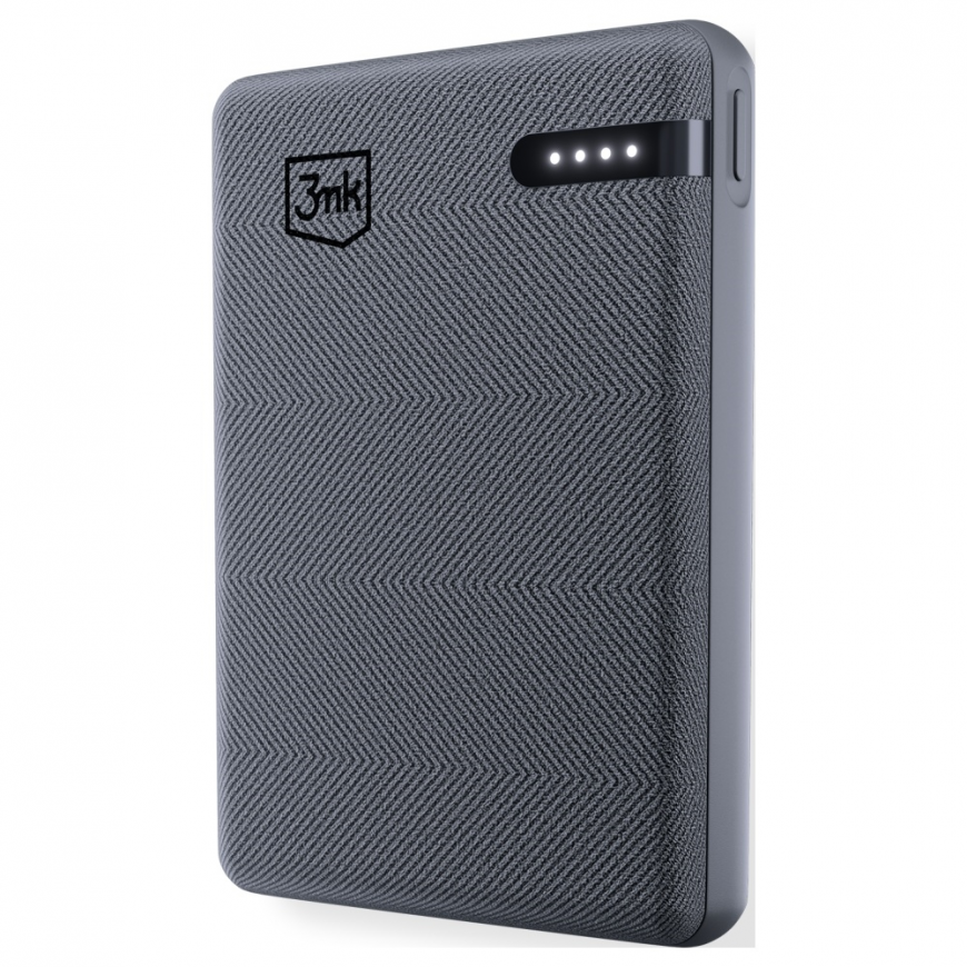 3mk Pocket Powerbank 5000 mAh 12W USB 1C grey – 4