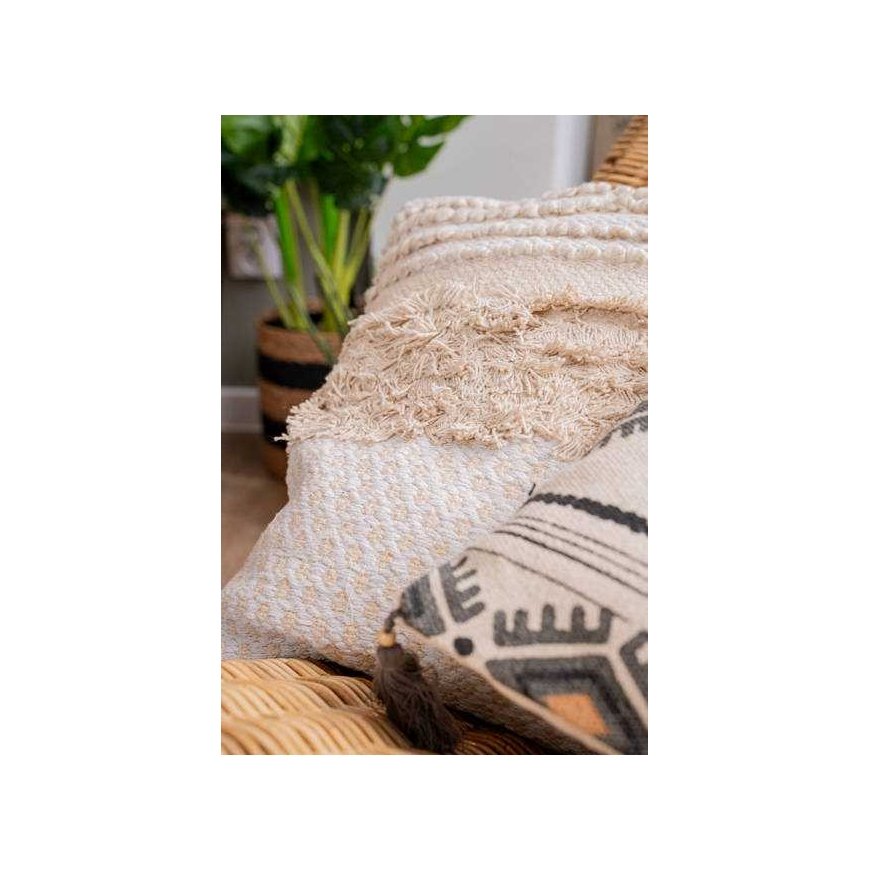 Cotton Decorative cushion Bed Sand, cotton, boho, 40 x 40 cm – 2