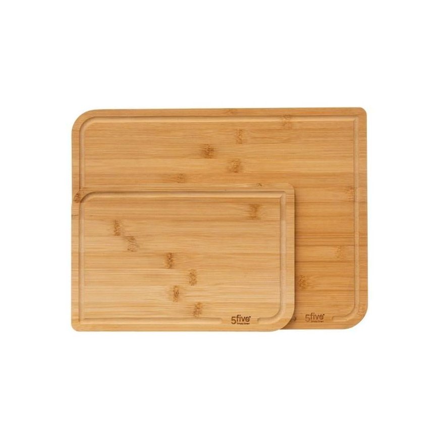 PIECES Bambu leikkuulautasetti, 2 kpl – 3