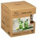 Secret De Gourmet Mojito setti 13 kpl cocktaillasit 330 ml Muddler mikseripillit Secret De Gourmet Mojito setti 13 kpl cocktaillasit 330 ml Muddler mikseripillit