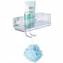 Weko Vacuum-Loc seinähylly koukuilla Quadro-asennus ilman porausta Weko Vacuum-Loc seinähylly koukuilla Quadro-asennus ilman porausta