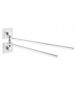 QUADRO double towel rail, Turbo-Loc, WENKO
