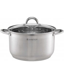 Steel pot with lid Solar 26 cm 8.5 l AMBITION