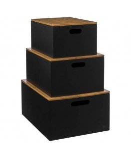 Bamboo BAVA bamboo lid box set, 3 pcs.