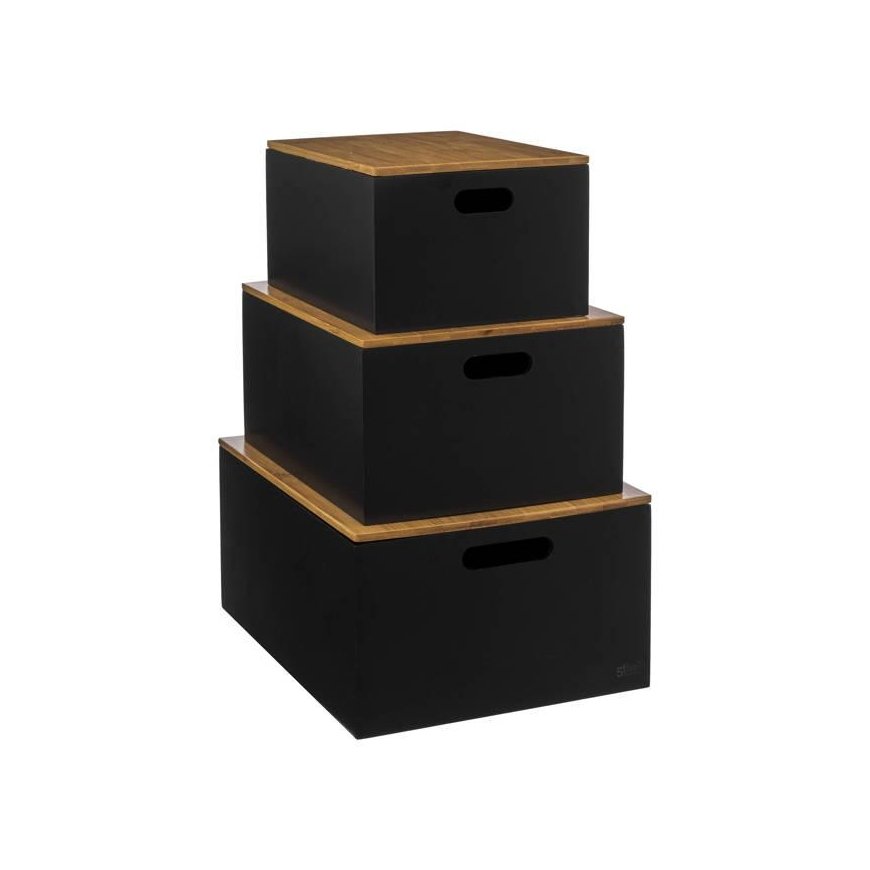 Bamboo BAVA bamboo lid box set, 3 pcs.