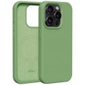 Kotelo Telforceone Etteri Silicone Mag Apple iPhone 15 Pro 6.1" vaaleanvihreä