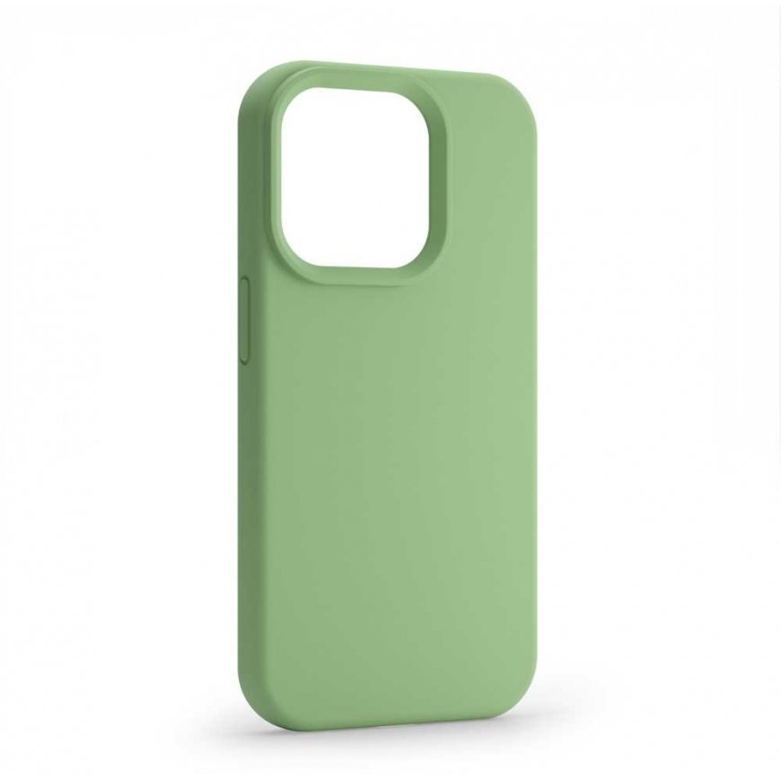 Kotelo Telforceone Etteri Silicone Mag Apple iPhone 15 Pro 6.1" vaaleanvihreä – 3