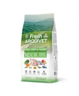 ARQUIVET Fresh Puppy Kalkkuna ja lohi - puolikostea koiranruoka - 10kg