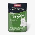 ANIMONDA Vom Feinsten Adult Raffinesse hyytelössä runsaasti kanaa ja turskaa - kissan märkäruoka - 85 g
