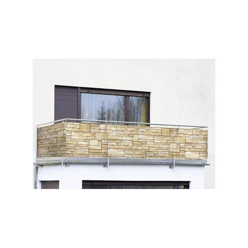 Maximex balcony privacy cover, stone