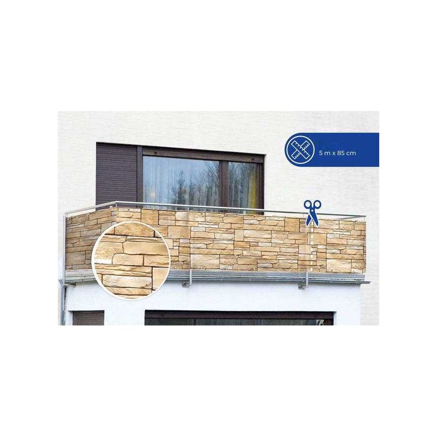 Maximex balkono privatumo dangtis, akmuo – 2
