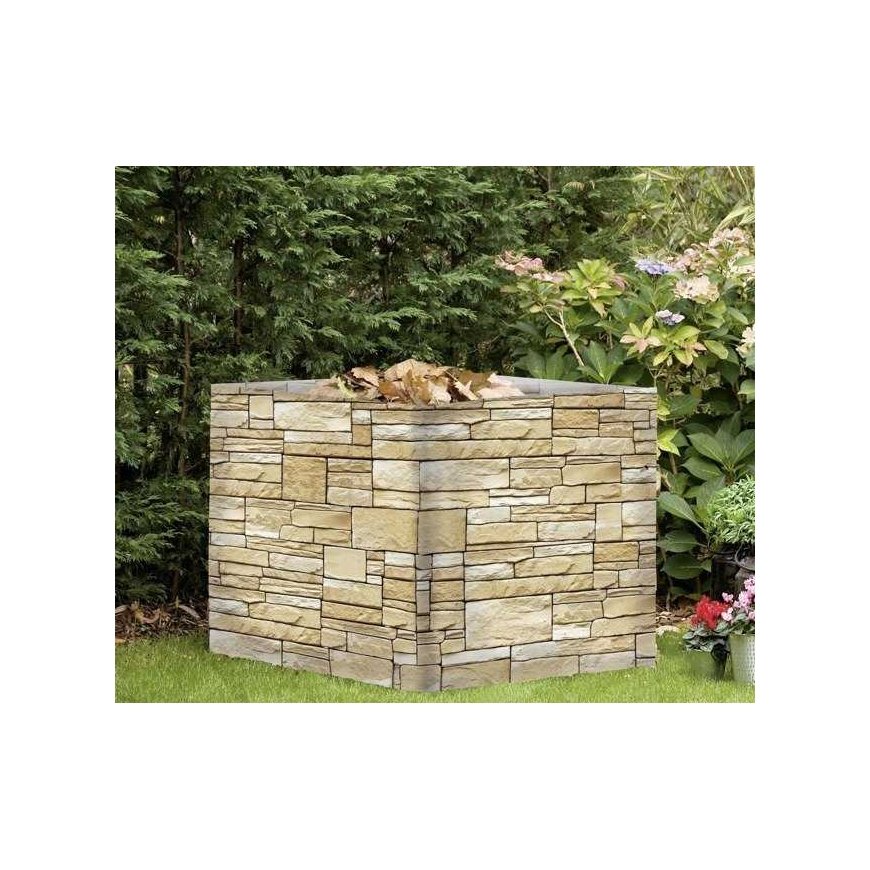 Maximex balcony privacy cover, stone – 5