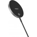 FoneKit WP-15Q2 Qi2 belaidžio įkrovimo padėklas su magnetu, juodas FoneKit WP-15Q2 Qi2 belaidžio įkrovimo padėklas su magnetu, juodas