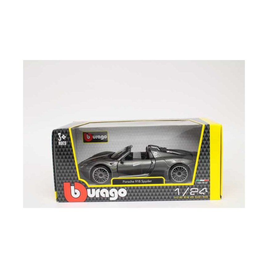 BBU 1:24 Porsche918 Spyder Gray 21076GY 08186