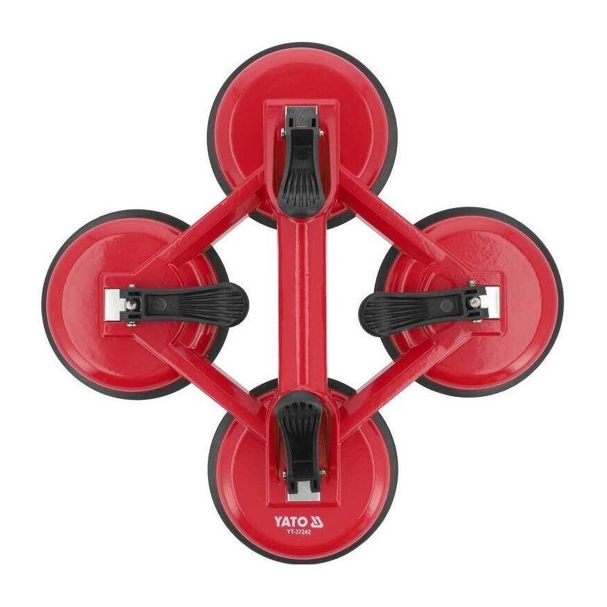Yato nelinkertainen ikkunanostin | imukuppi | alumiini | 4 x Ø 120 mm (YT-37242) – 3