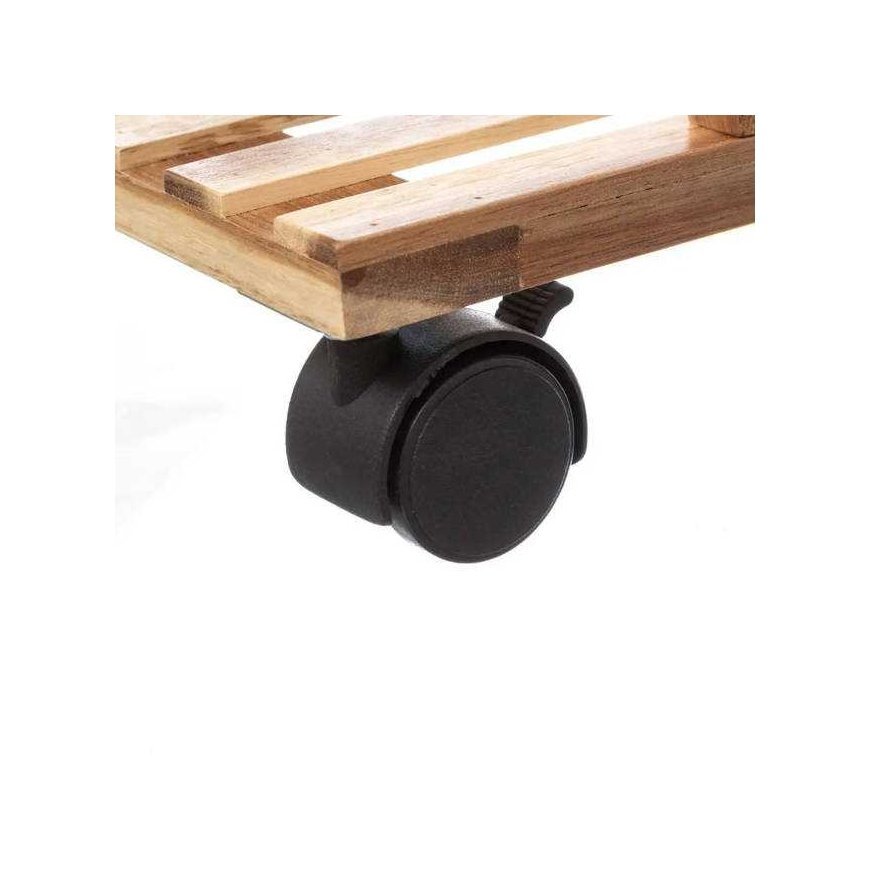 Universal mobile shelf with 4 levels, 30 x 41 x 88 cm, black – 2