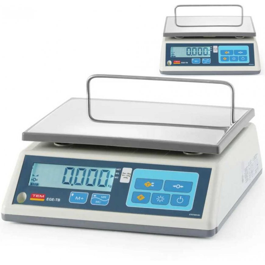 Kitchen scales TEM Commercial scales with legalization EGE 15 kg, 230x300 mm, gray – 2