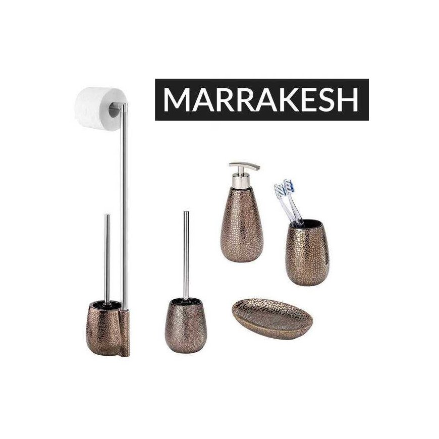 Wenko Marrakesh toothbrush cup, brown – 5