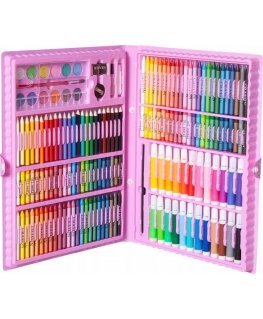 Maaleo Drawing set, 168pcs + pink suitcase