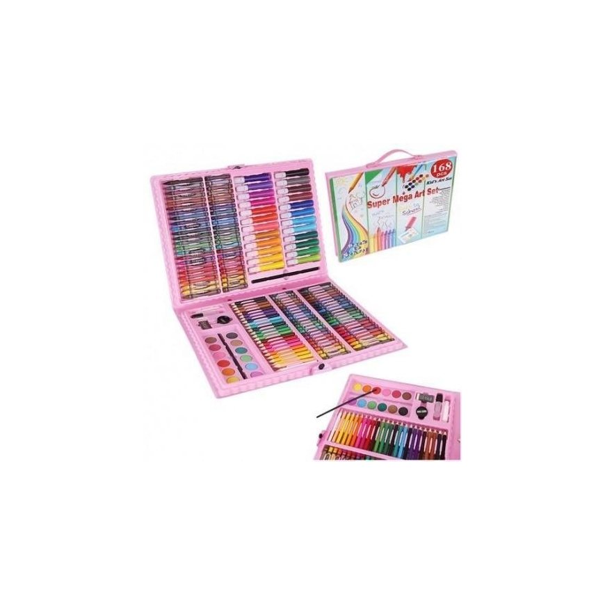 Maaleo Drawing set, 168pcs + pink suitcase – 2