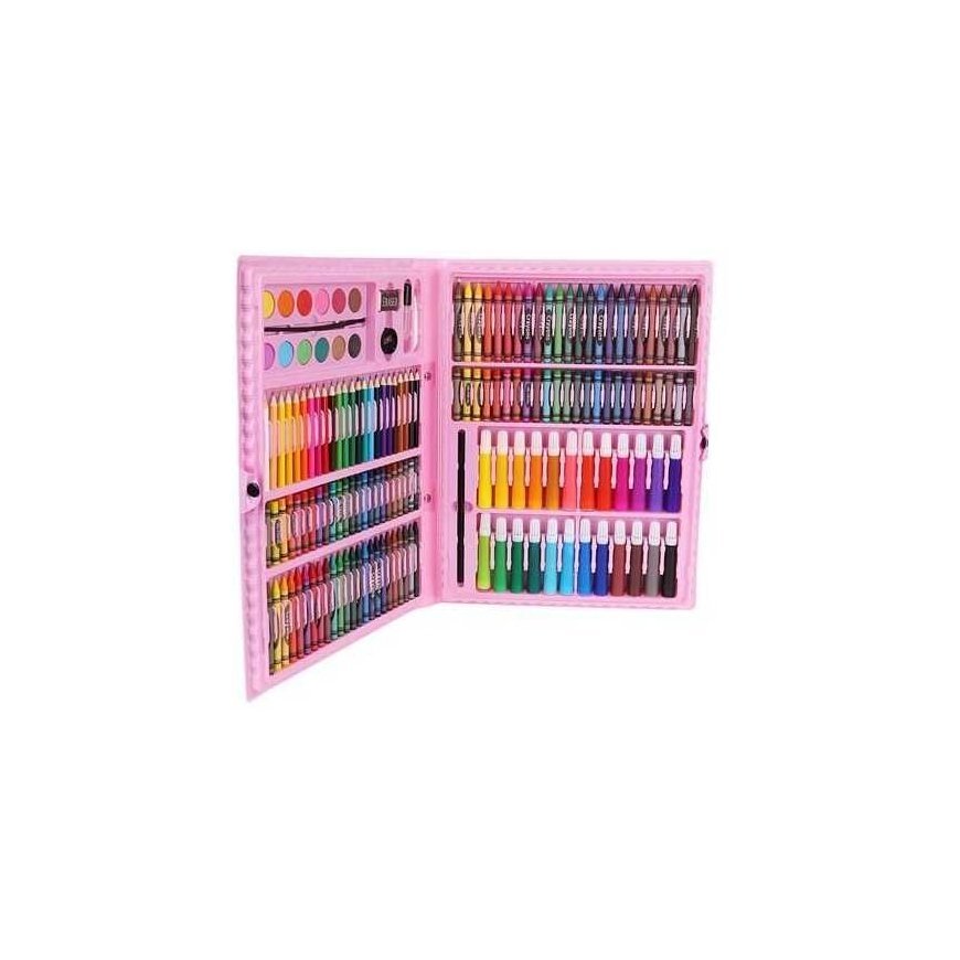 Maaleo Drawing set, 168pcs + pink suitcase – 4