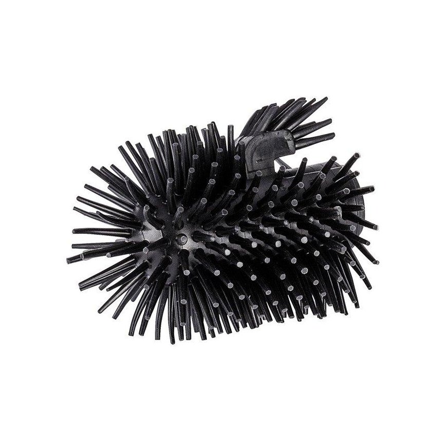 Atsarginis antgalis tualeto šepečiui - juodas, silikoninis, ∅ 7,5 cm, WENKO – 2