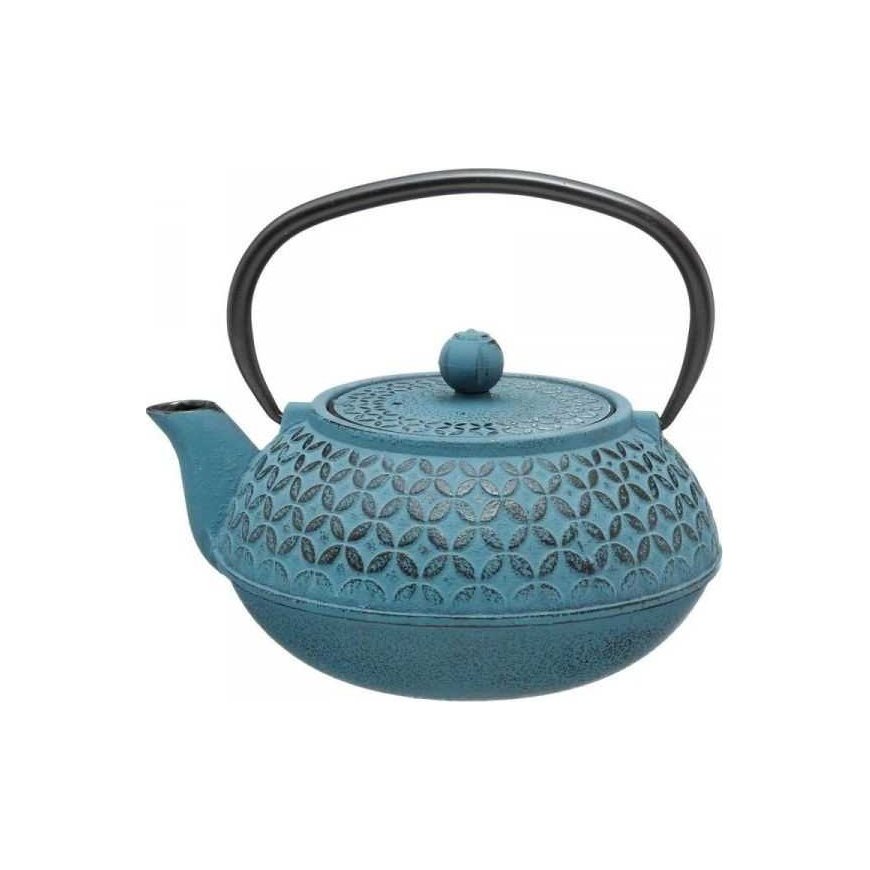 Cast iron teapot Secret de Gourmet 1l, blue