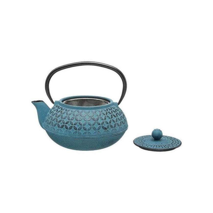 Cast iron teapot Secret de Gourmet 1l, blue – 3