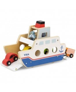„Viga“ medinis laivas „Captain Car 4 PCS“.