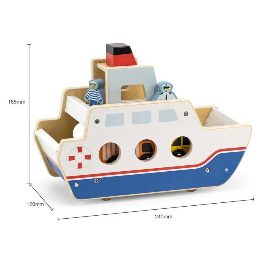 Viga puulaiva "Captain Car 4 PCS". – 4